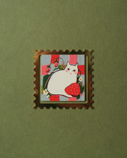 Golden Stamp Bookmark
