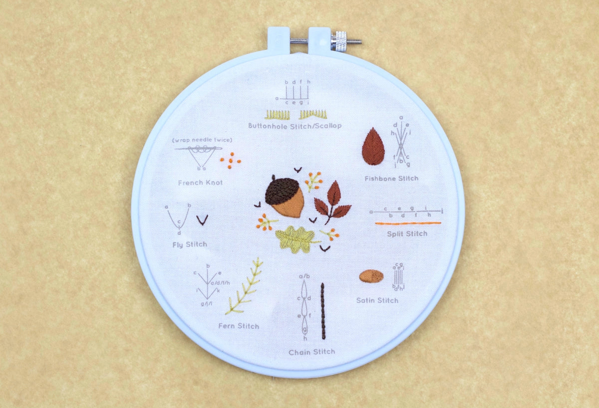 Embroidery Stitch Sampler