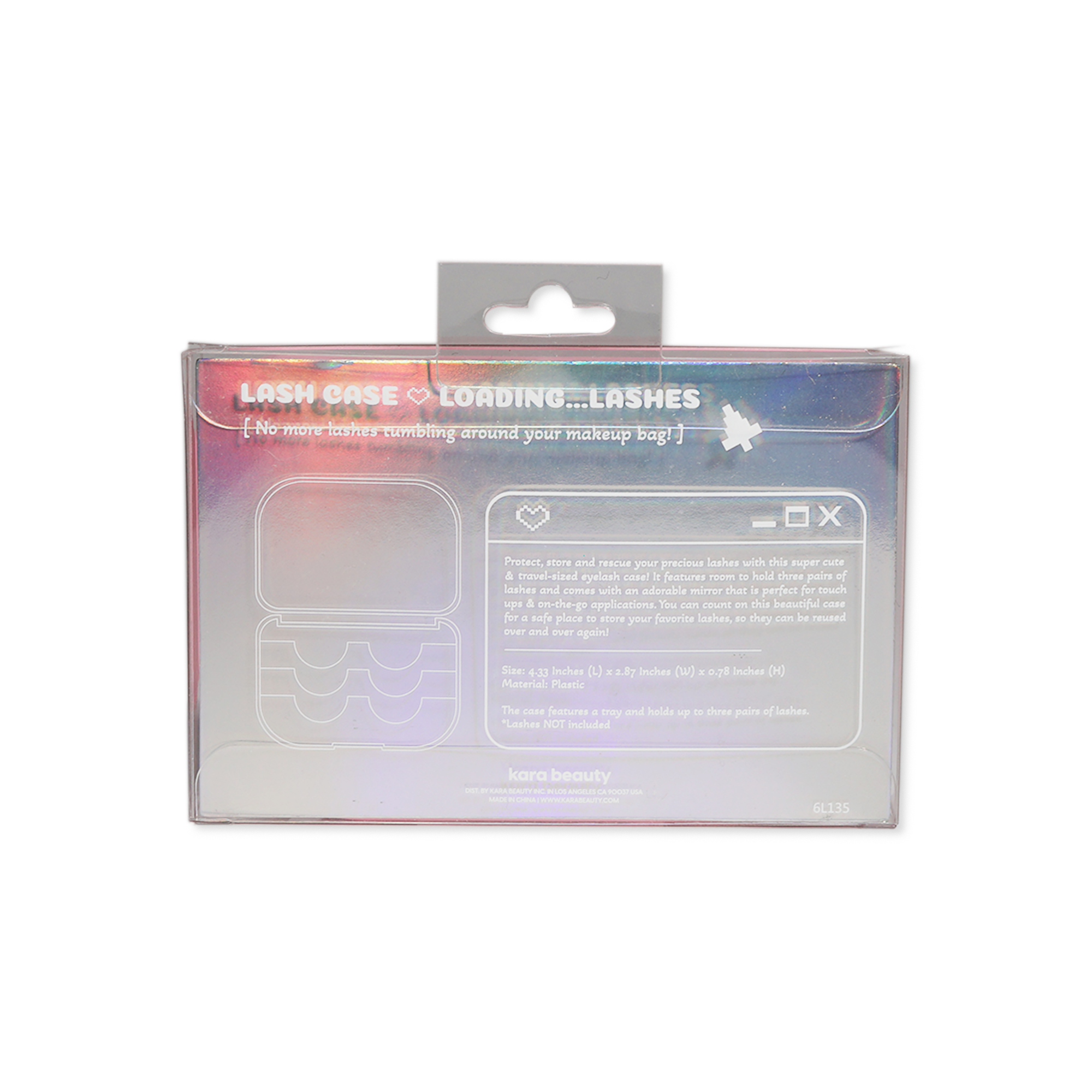 8-Bit Falsies Travel Lash Case