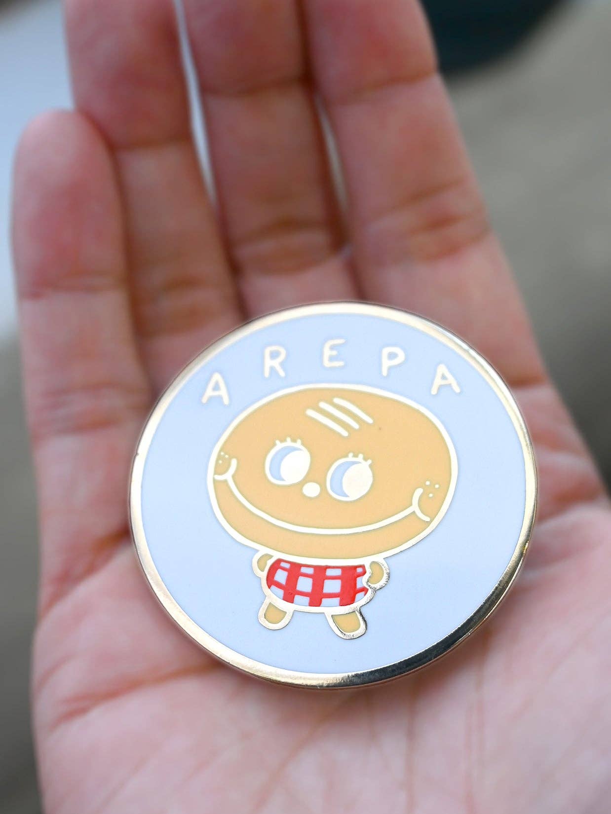 Arepa Enamel Pin