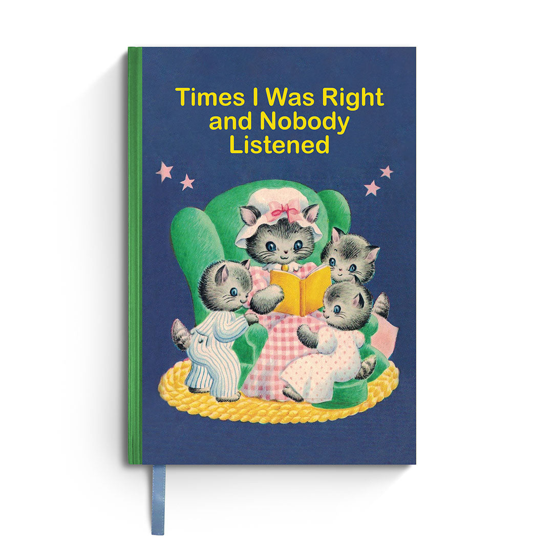 Funny Vintage Inspired Lined Journal