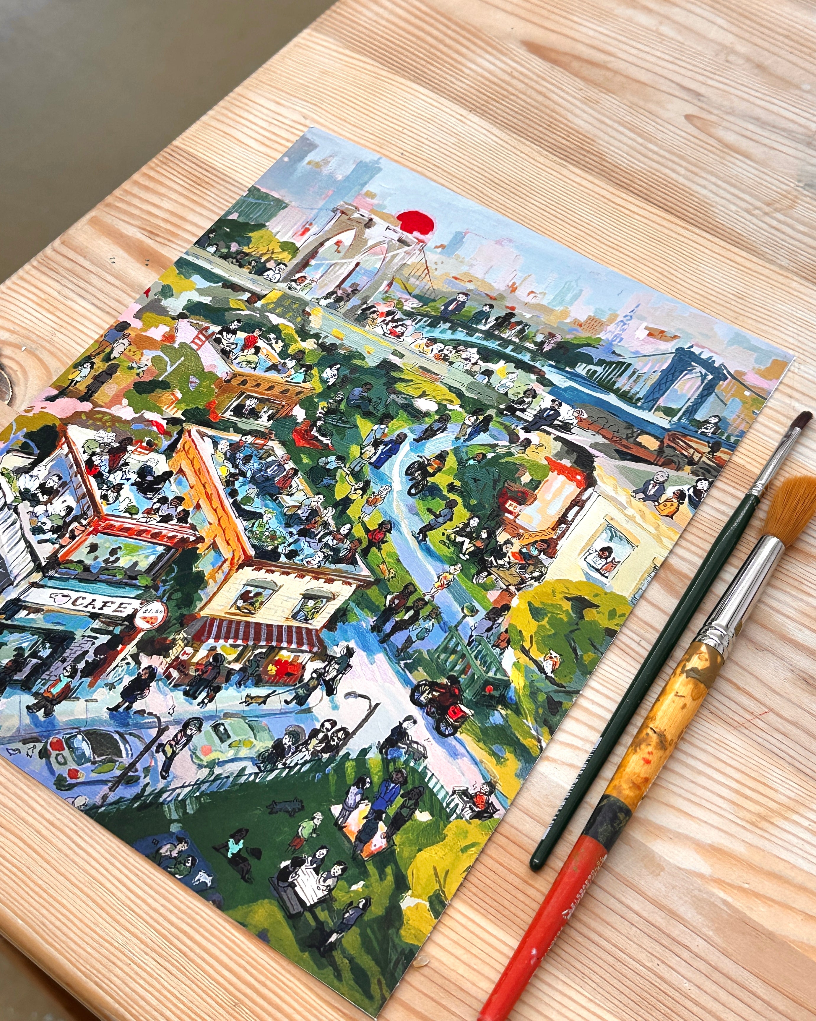 Day in the City Fine Art Print