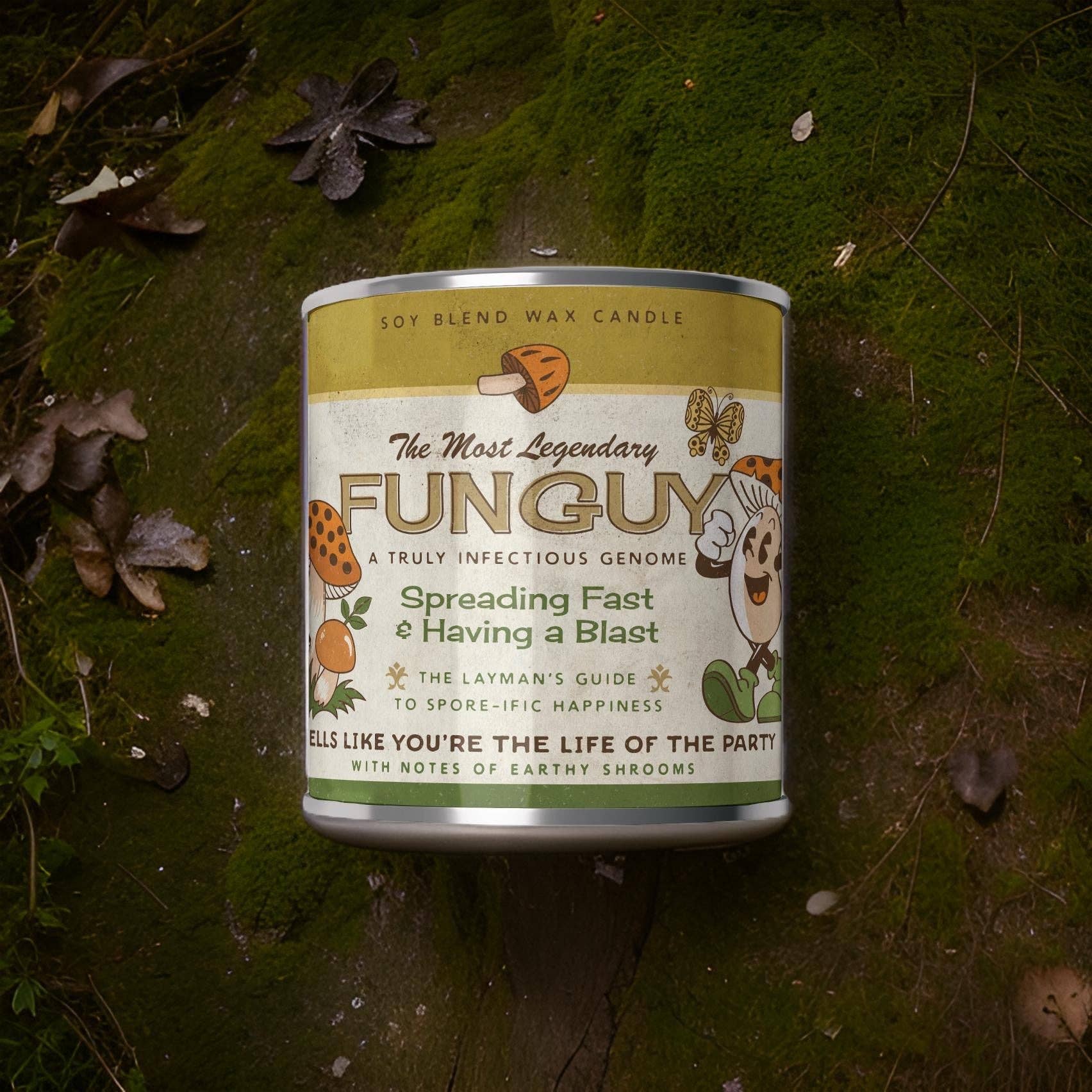 FunGuy Mushroom Candle