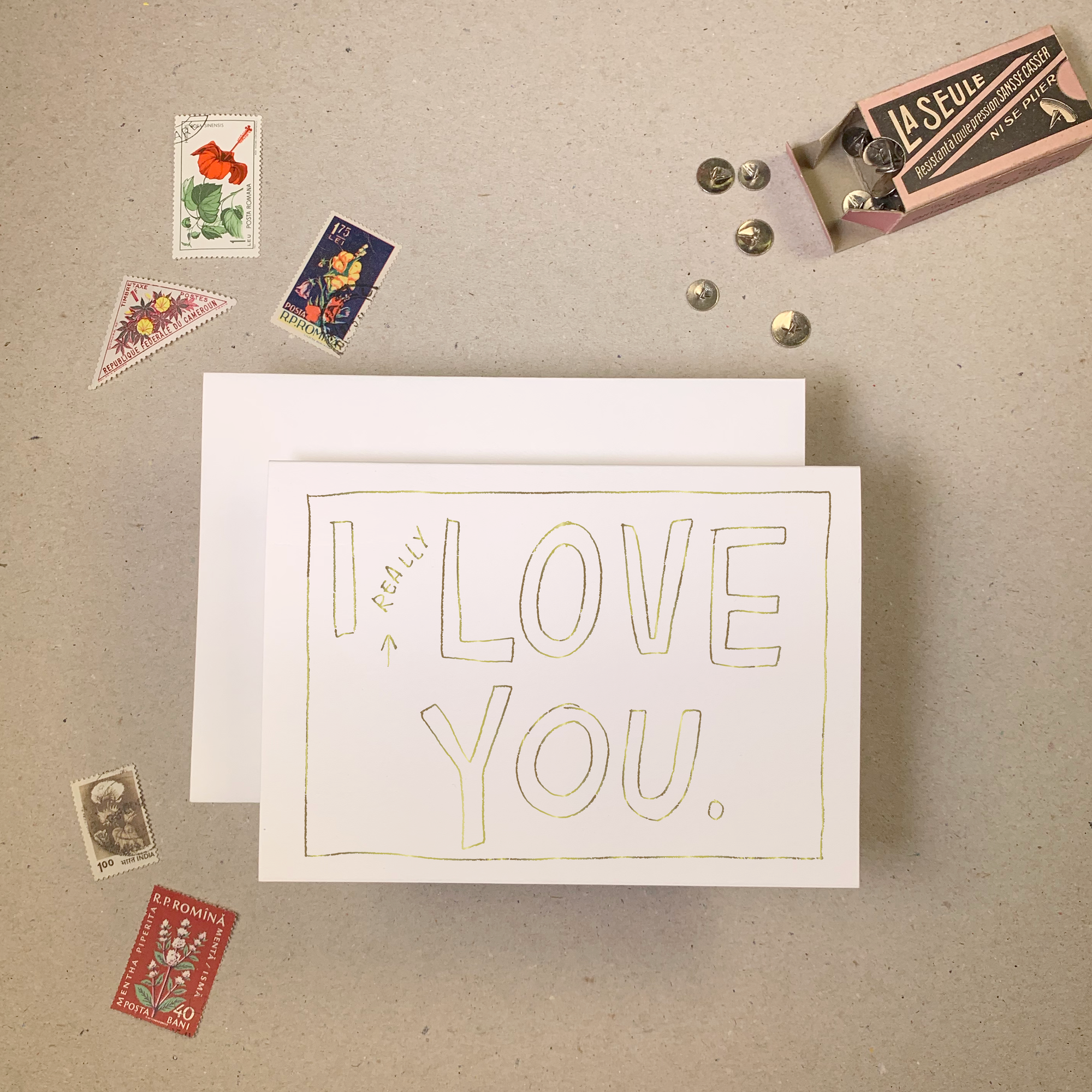 I 'really' LOVE YOU. (Card)