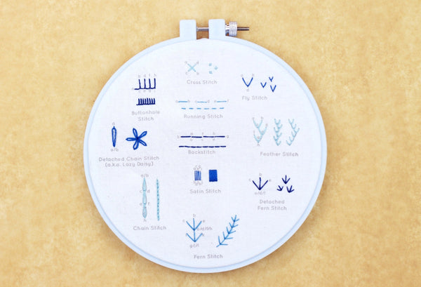 Embroidery Stitch Sampler