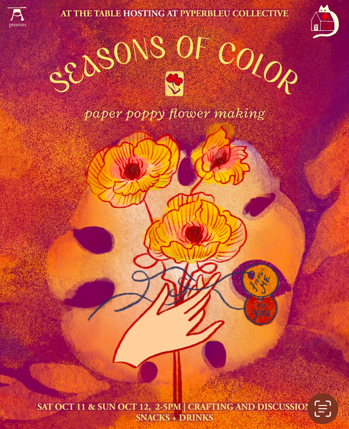 Paper Poppy Flower Making Workshops