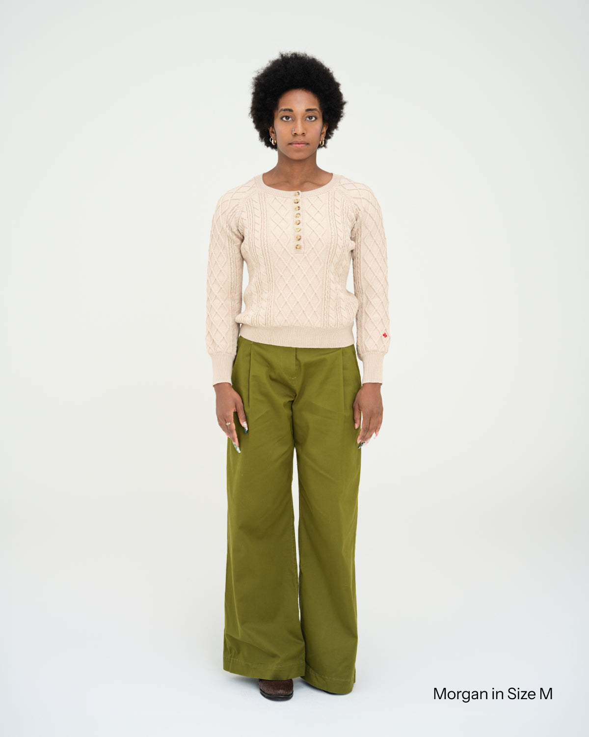 cocoa☆　irene    Mix Cable Pullover This is a cable pullover. Send this to a friend who is looking to