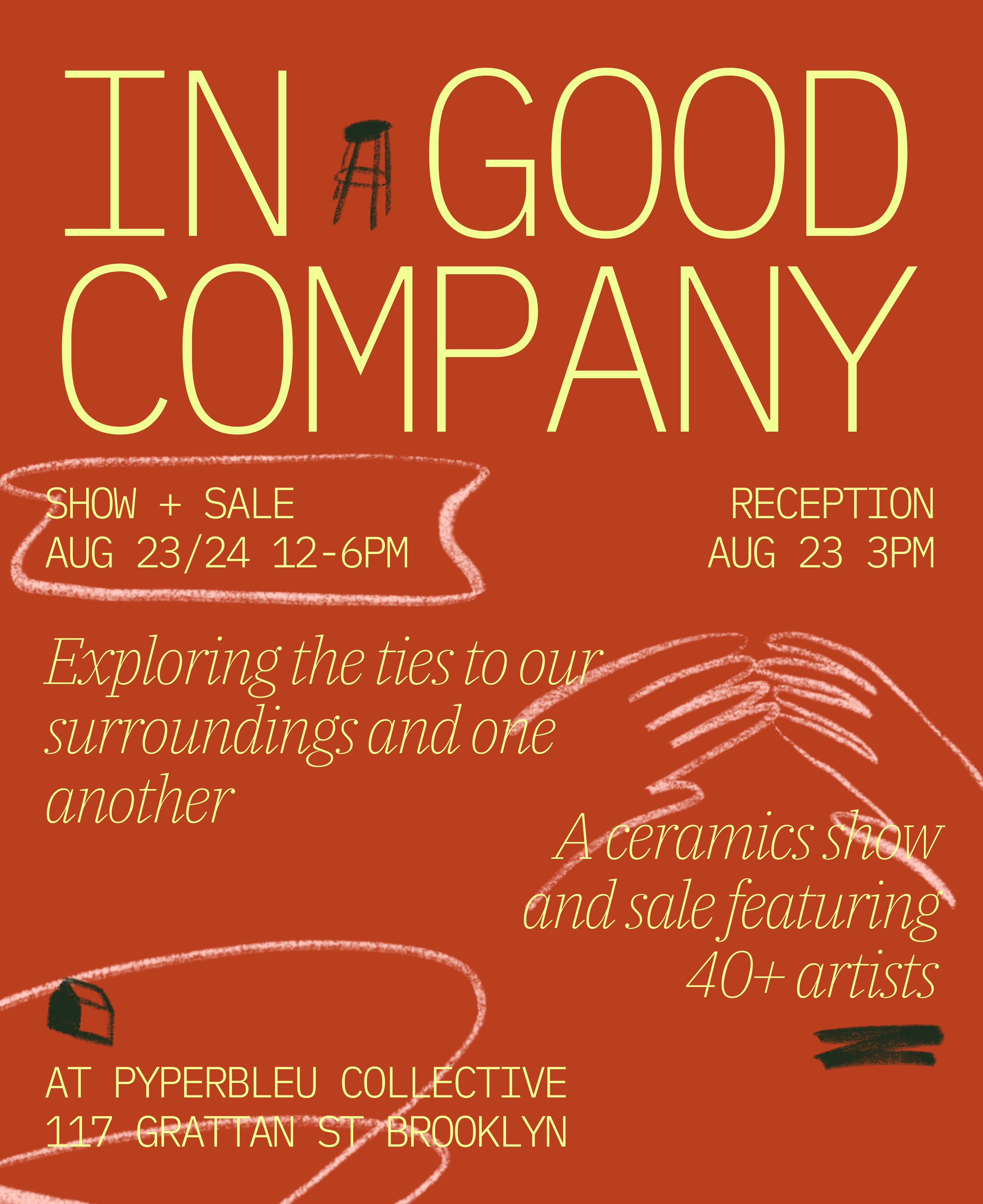 In Good Company • A Weekend Ceramic Sale (Brooklyn NYC)