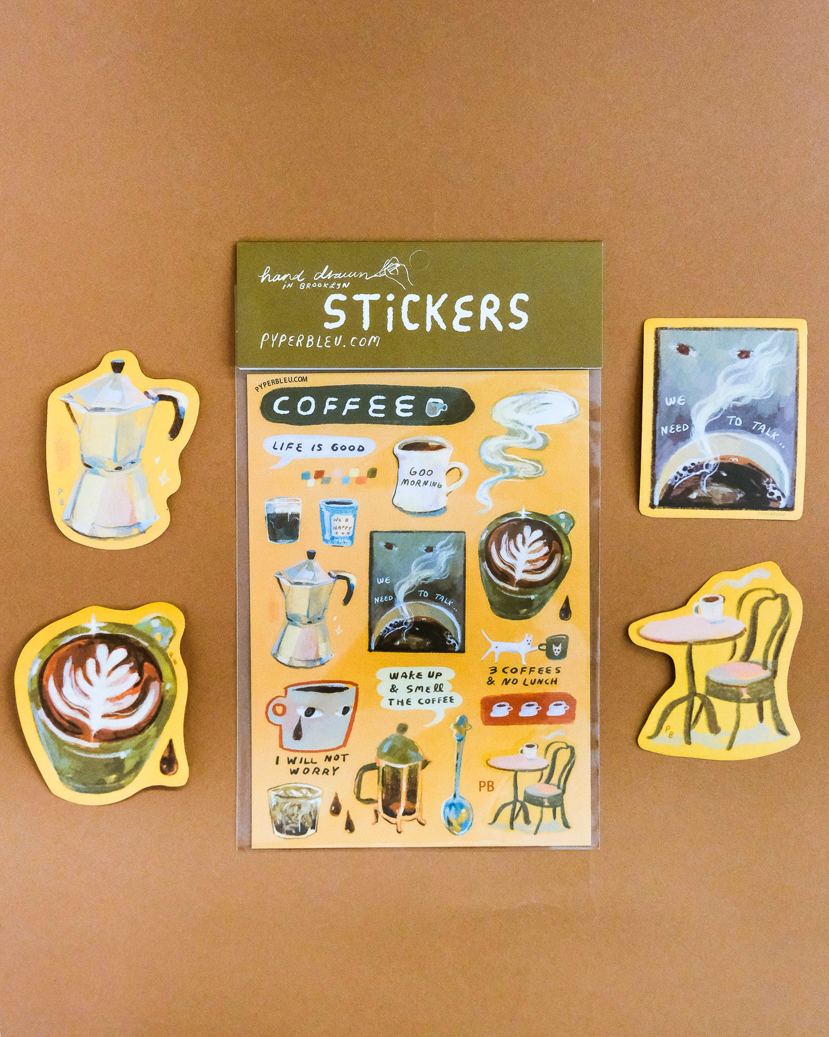 Morning Coffee Sticker Collection