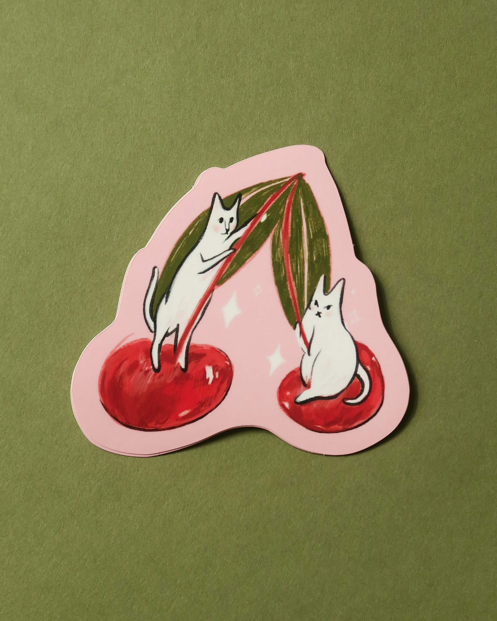 Cherry Cat Sticker