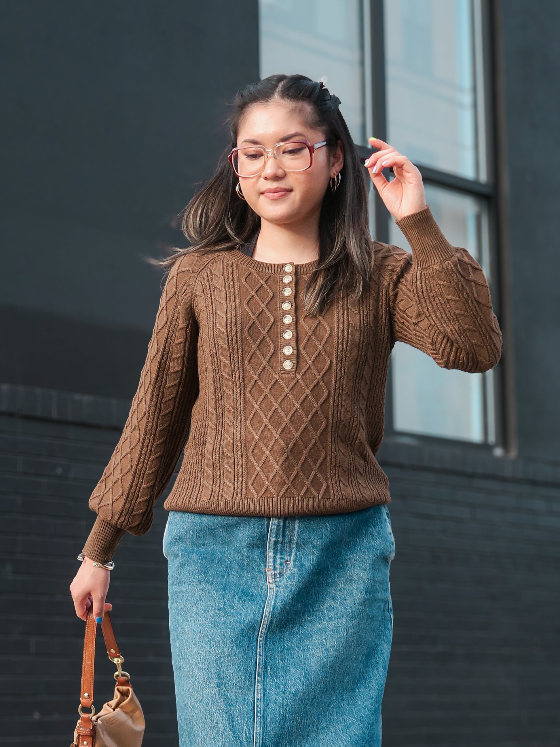 Wendy Cable Knit Sweater