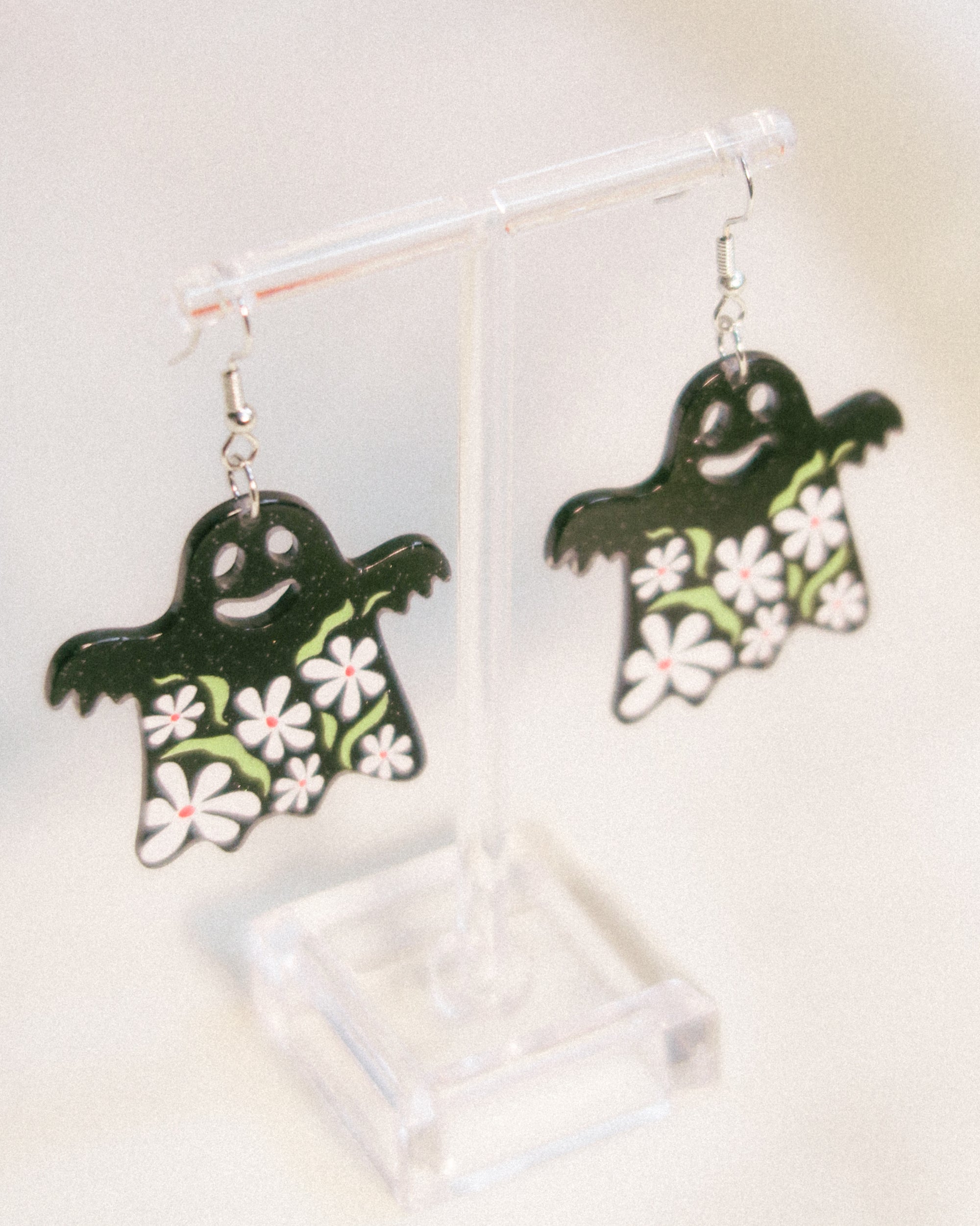 Groovy Ghost Earrings