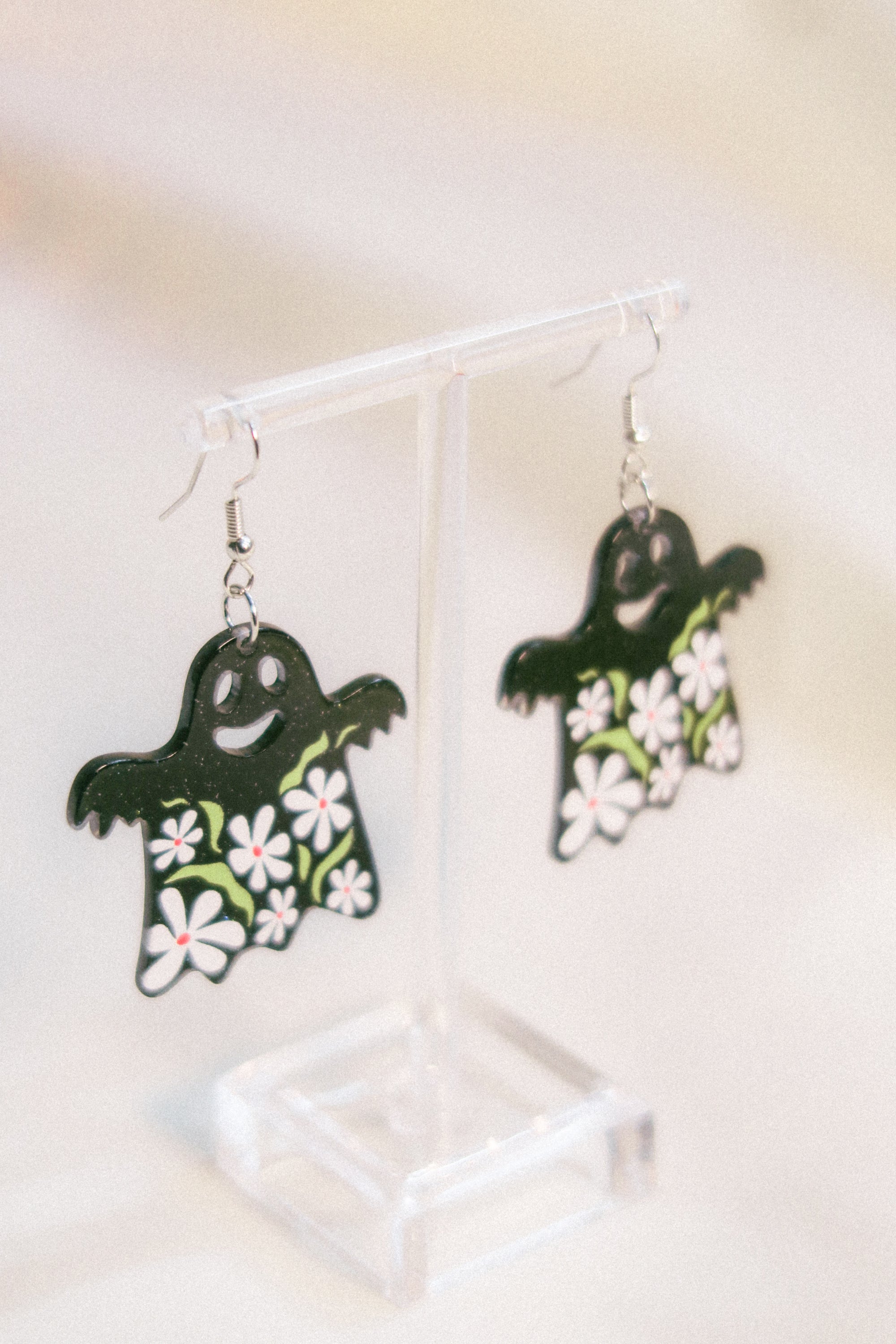 Groovy Ghost Earrings