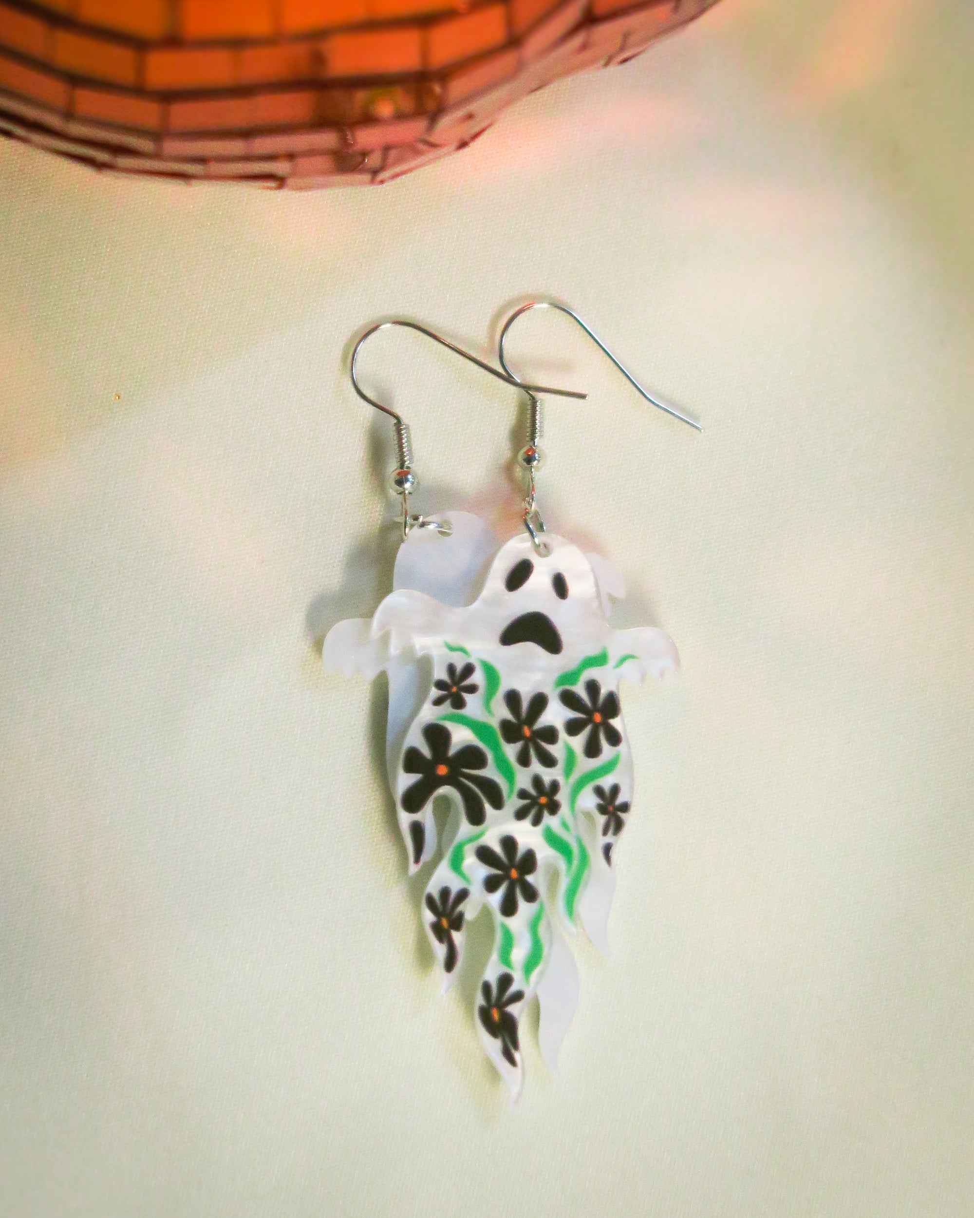 Groovy Ghost Earrings