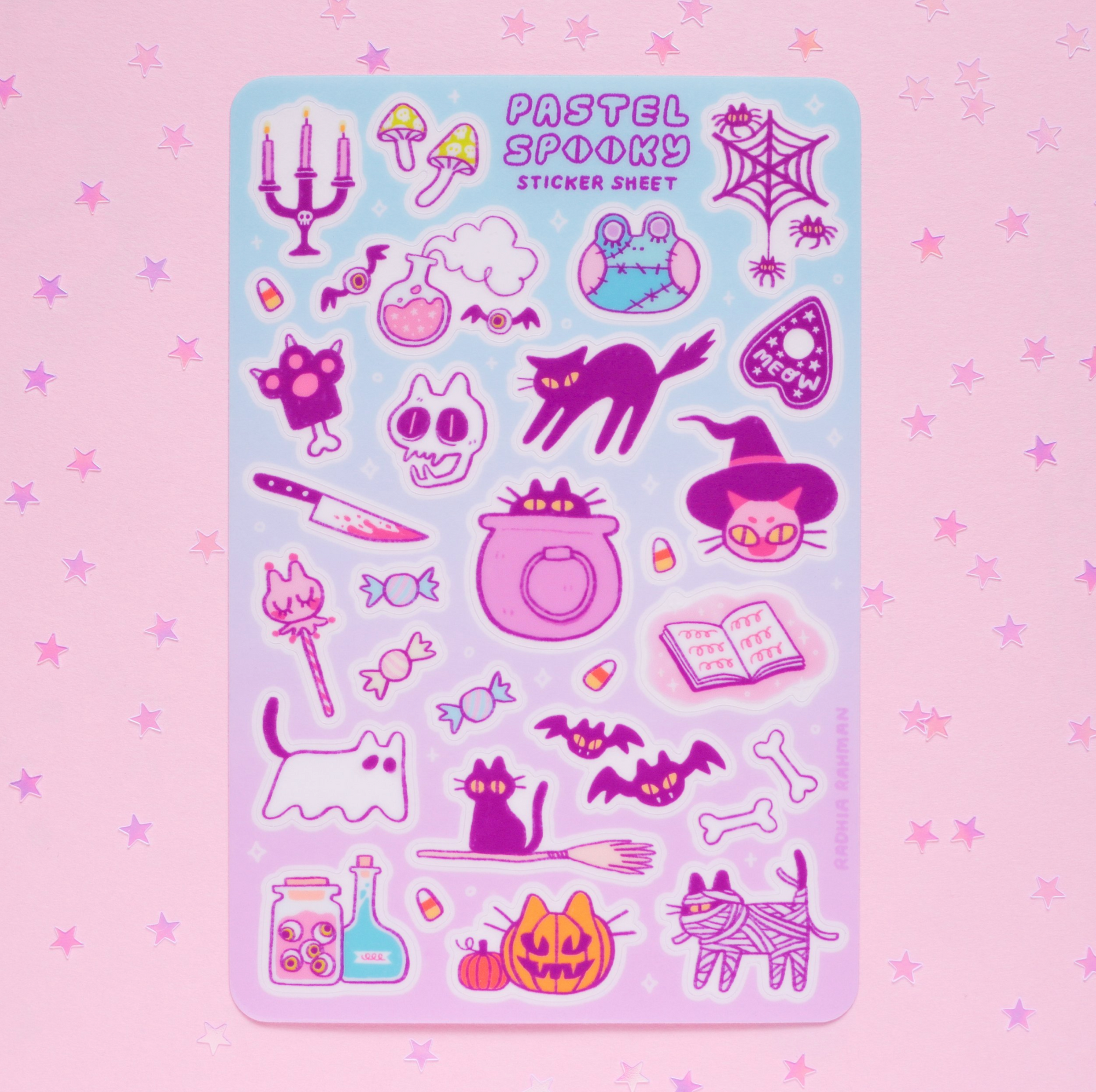 Spooky Stickers By Radhia Rahman