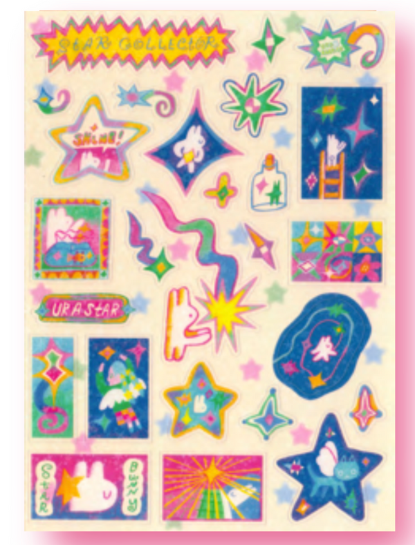 Odd Rabbits Transparent Sticker Sheets