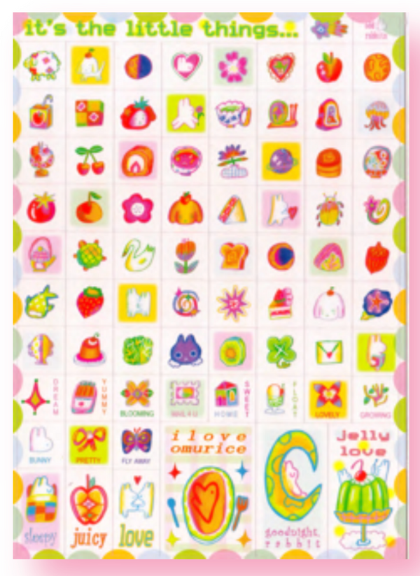 Odd Rabbits Transparent Sticker Sheets