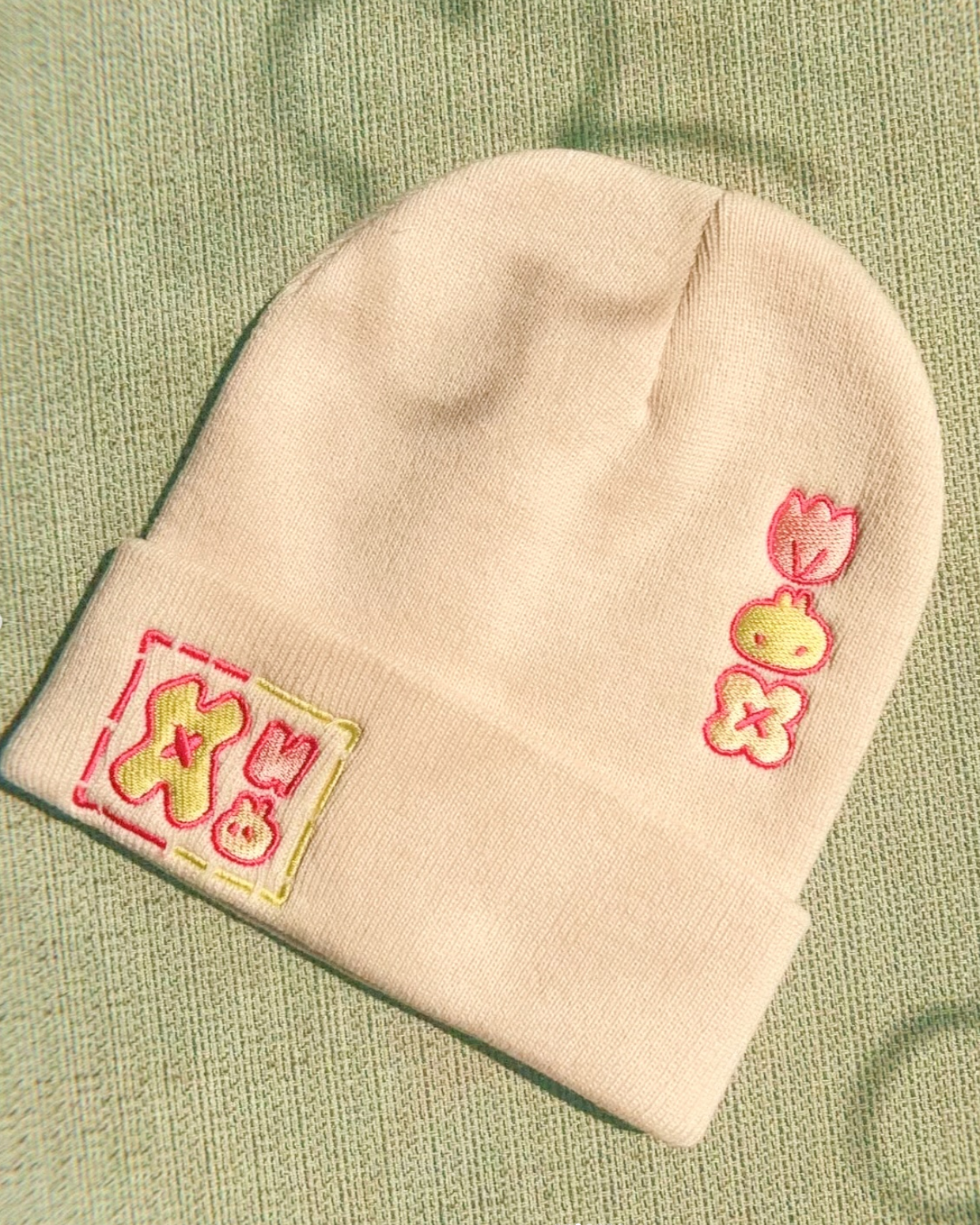 Knit Logo Beanie (Thanksxu)