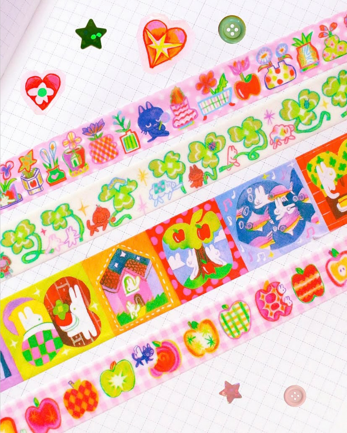 Odd Rabbits Washi Tape