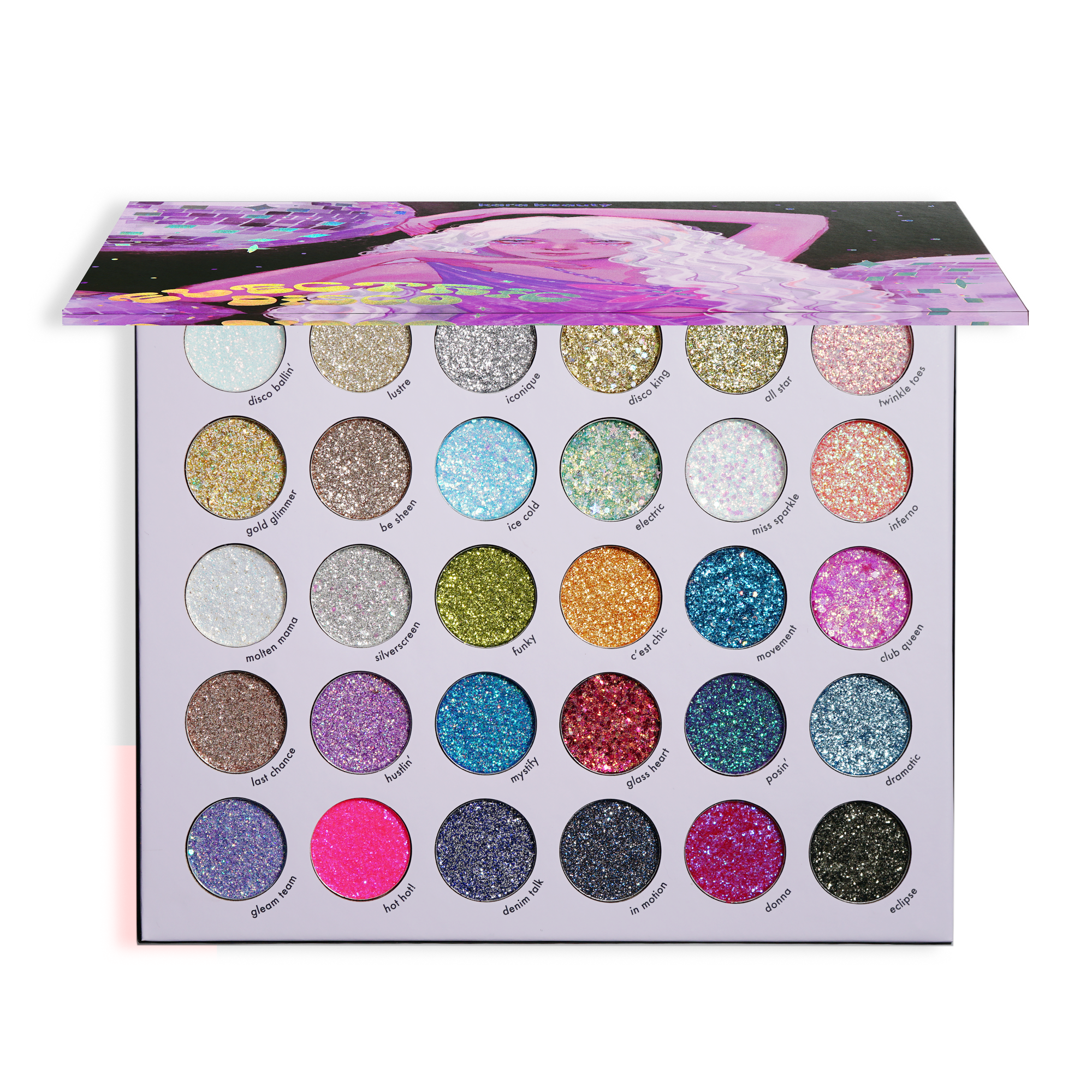 Electric Disco Pressed Glitter Palette