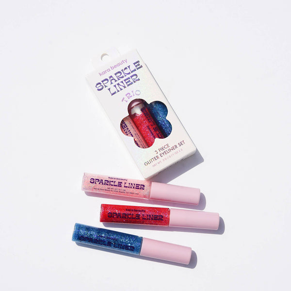 Sparkle Linear Glitter Eyeliner Trio Set