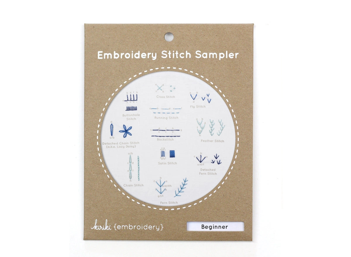 Embroidery Stitch Sampler