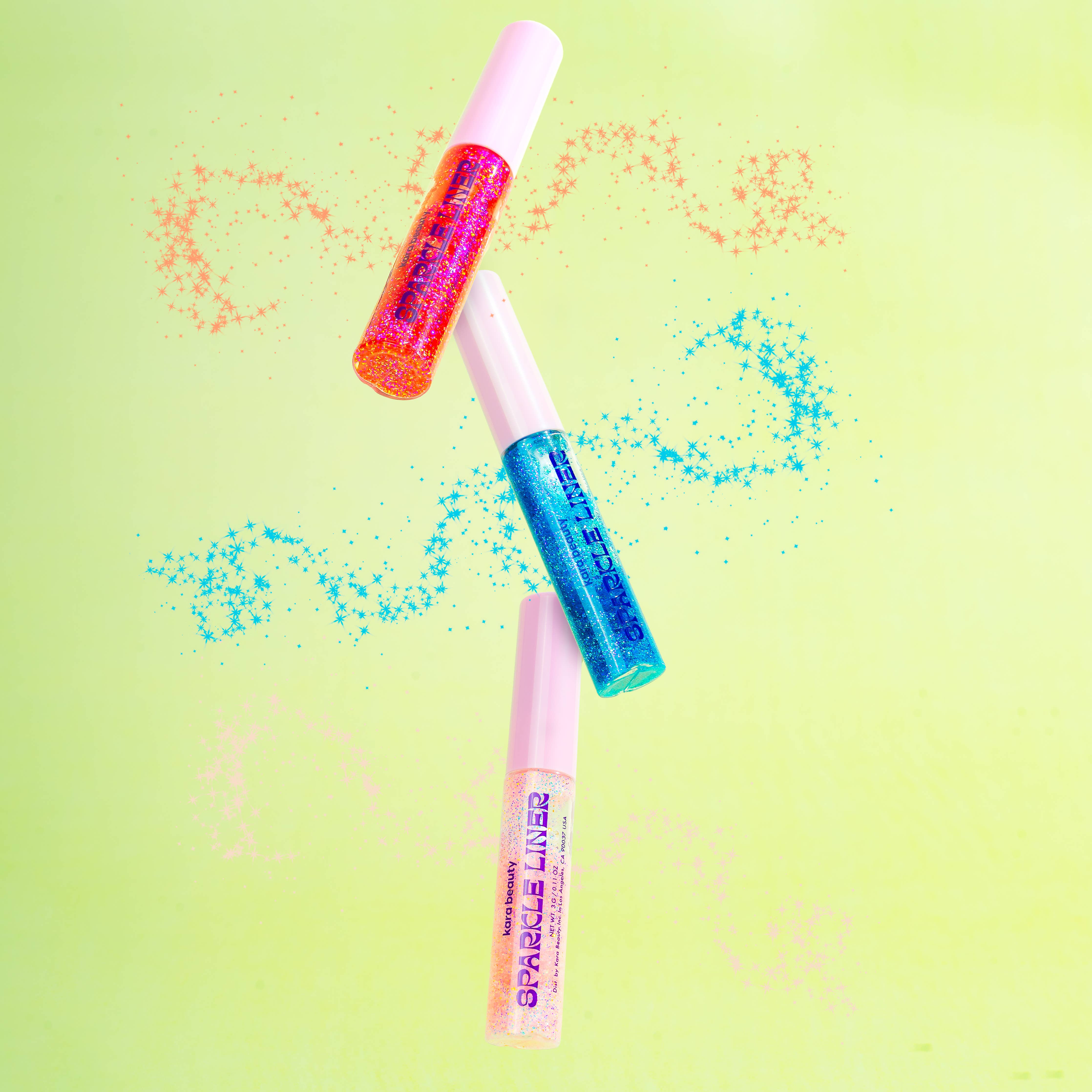 Sparkle Linear Glitter Eyeliner Trio Set