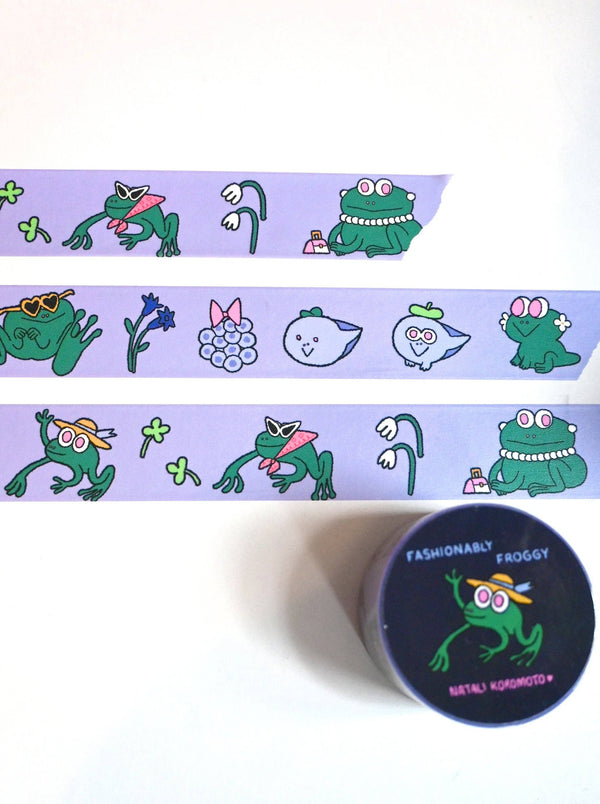 Fashionably Froggy Washi Tape