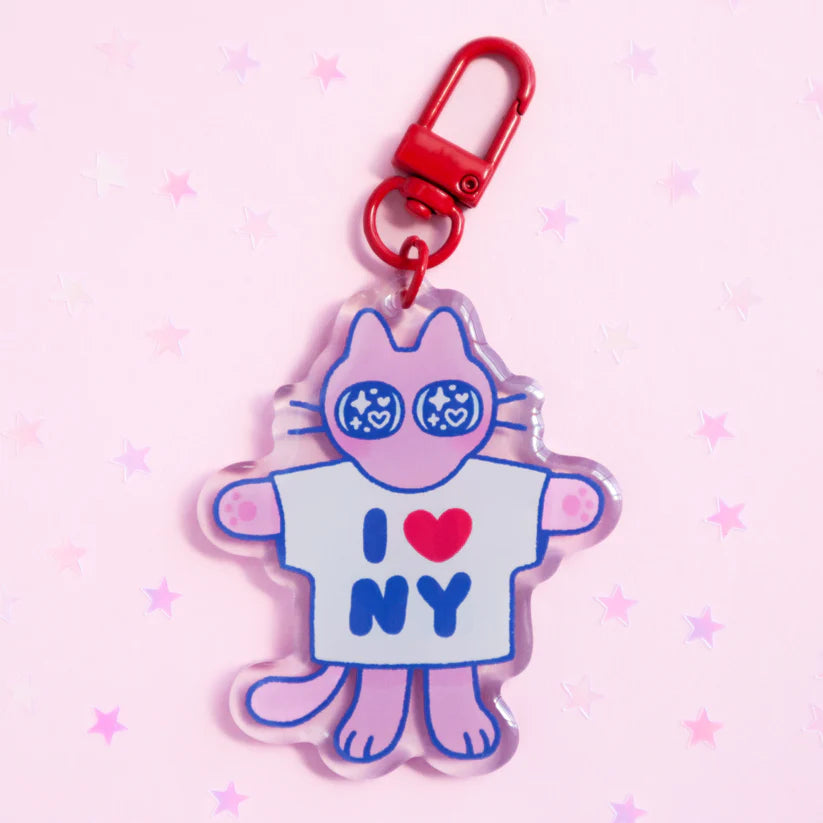 Illustrated Acrylic Keychains by Radhia Rahman