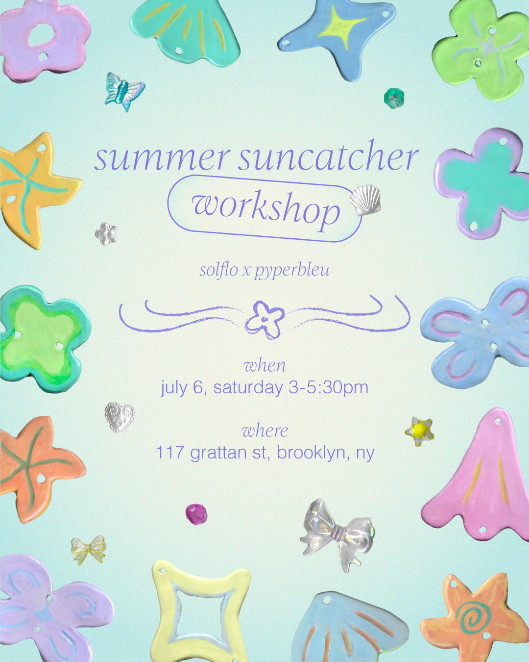 [CLOSED] Suncatcher Workshop 🦋✨  Fairy Magic Hours