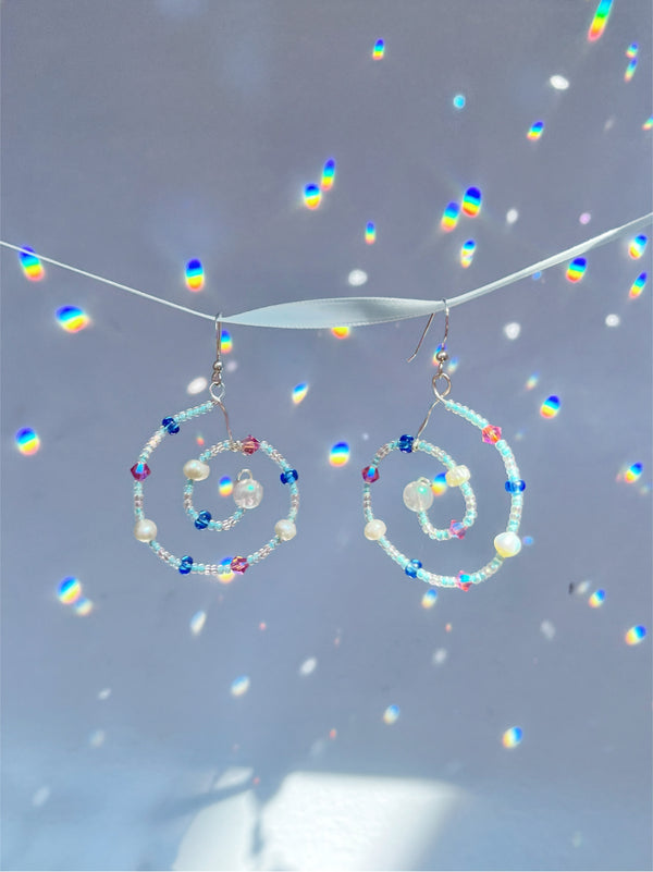 Slow bb-agua Earrings