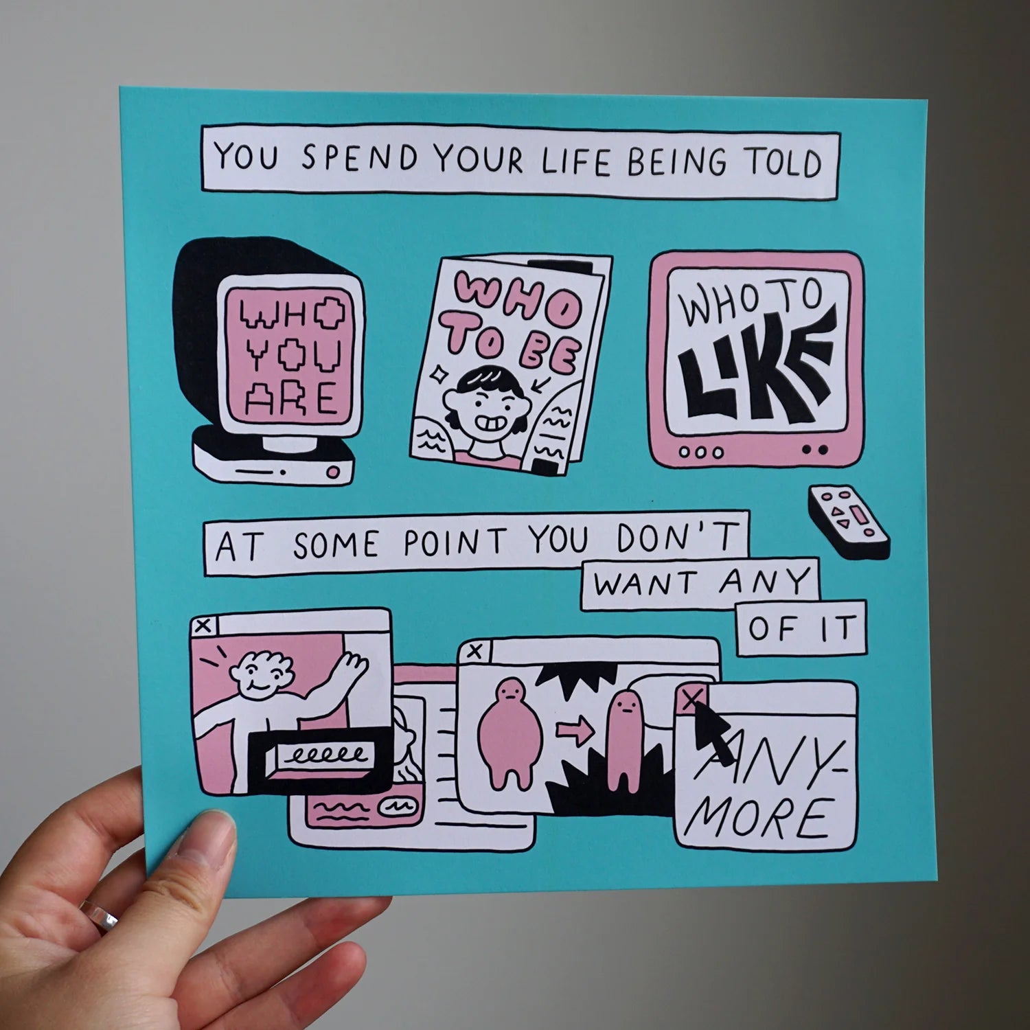 Who Are You Print (Mango Town)