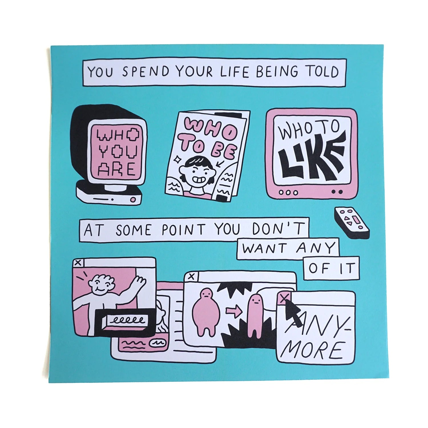 Who Are You Print (Mango Town)